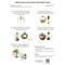 3ft. Artificial Fiddle Leaf Fig Tree With Handmade Cotton & Jute Woven Planter Set DIY Kit